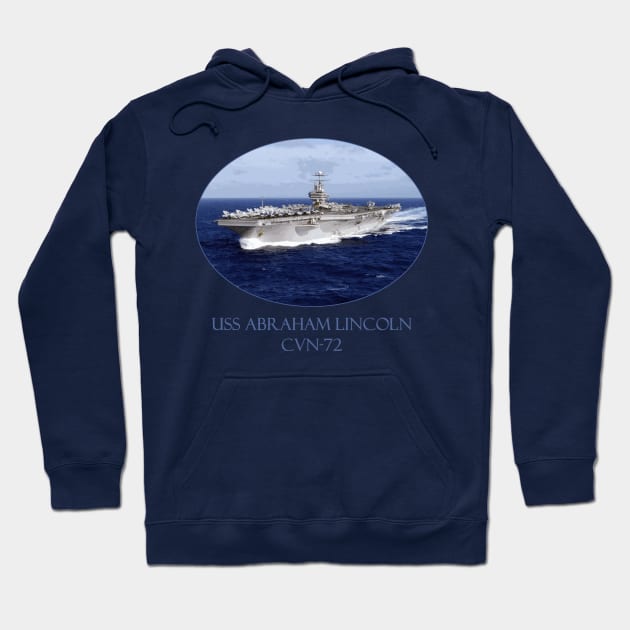 USS Abraham Lincoln CVN-72 Hoodie by Naves